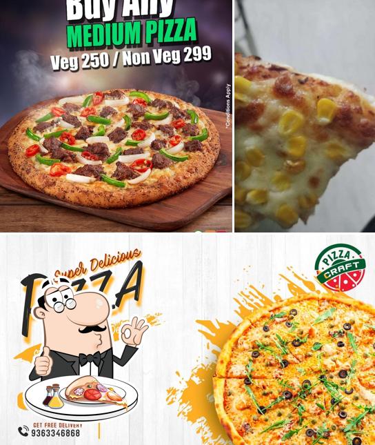 Try out pizza at PIZZA CRAFT