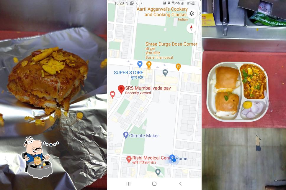 Meals at SRS Mumbai vada pav