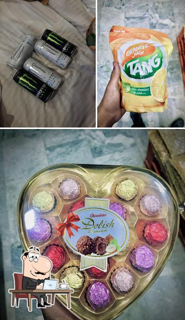 The interior of Sharma Bakery