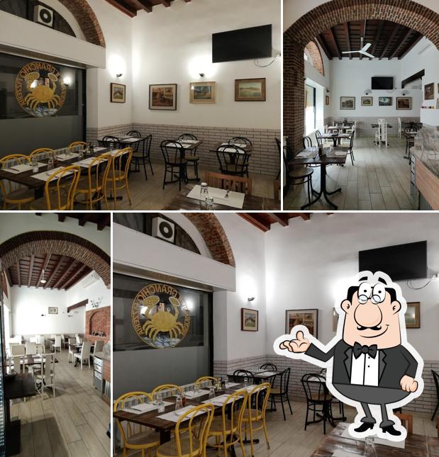 Gli interni di Pizzeria Il Granchio