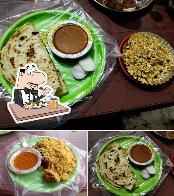 Food at Amma Biryani corner