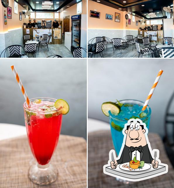 The restaurant's food and interior
