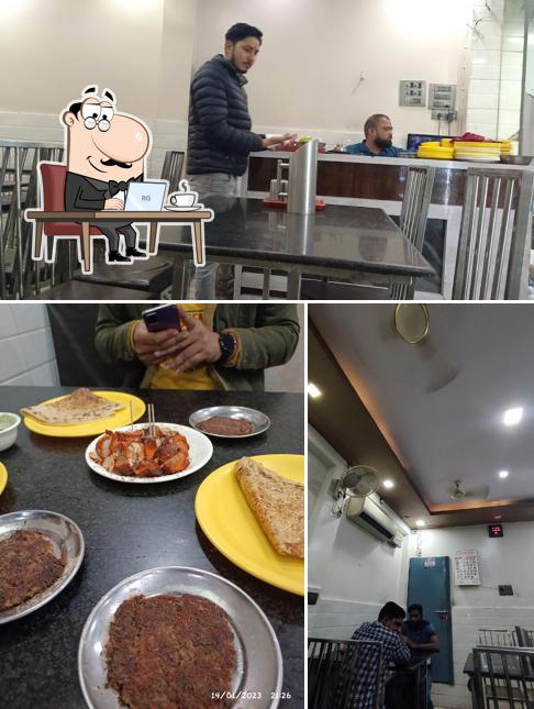 The interior of Awadh Non Veg Point