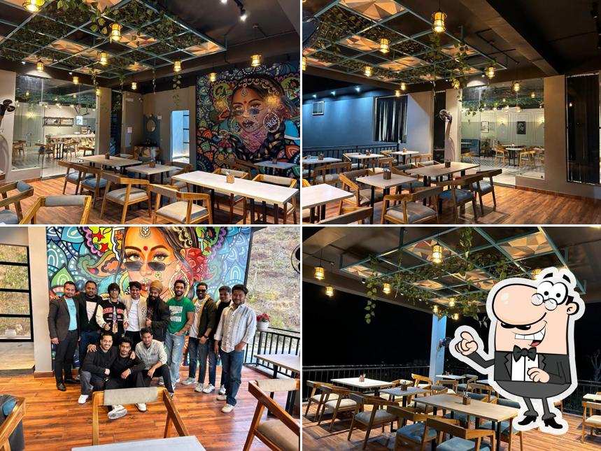 The interior of SkyHigh Bhimtaal