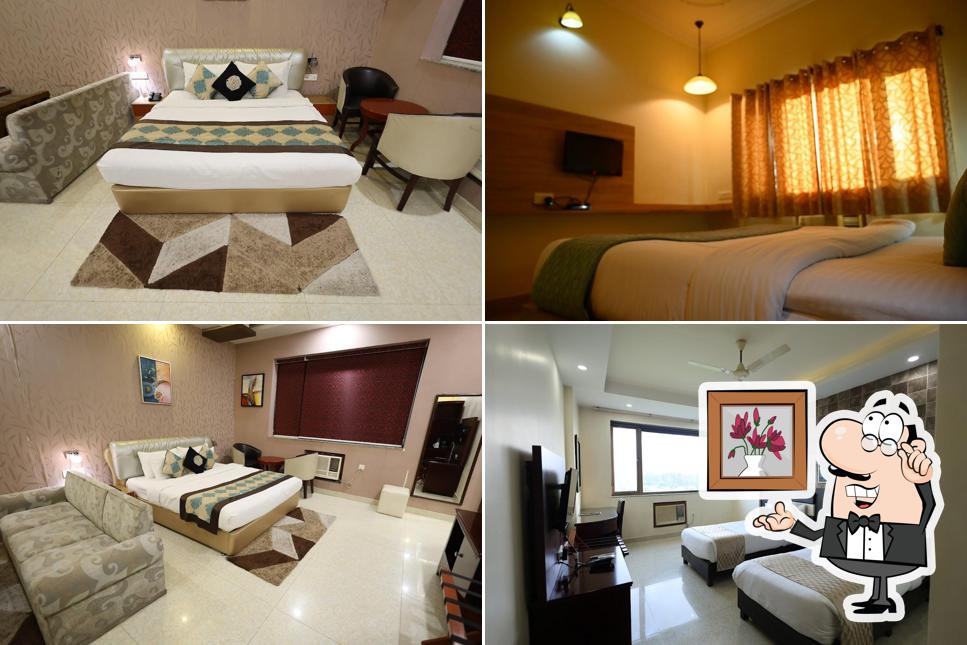 Take a seat at one of the tables at Leisure Resort Bahraich