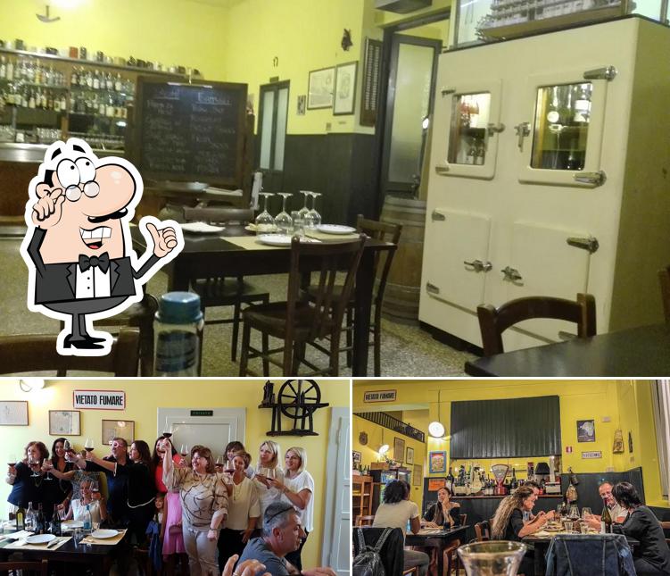 Siediti a un tavolo di Osteria La Cantina di via Firenze