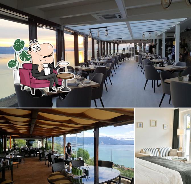 Gli interni di Le Deck Restaurant