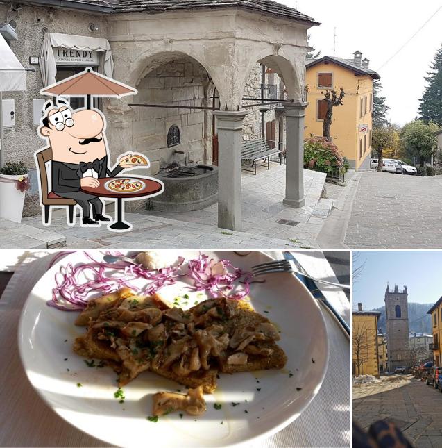 Tra le diverse cose da Osteria Il Forte si possono trovare la esterno e cibo