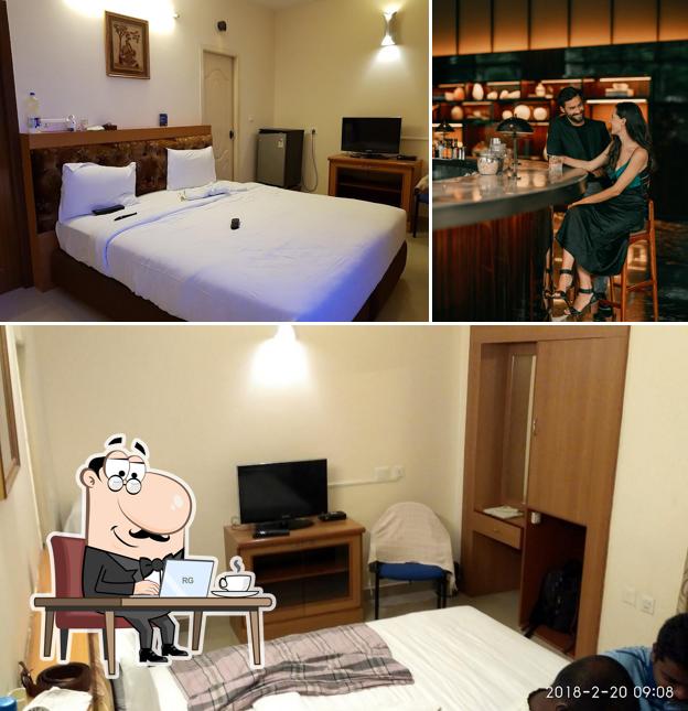 The interior of Hotel J Maariot