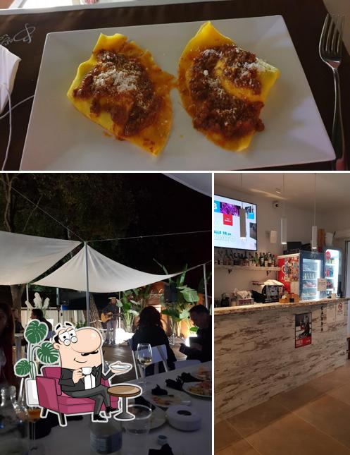 Questa è la foto che presenta la interni e cibo di BarLume Lounge