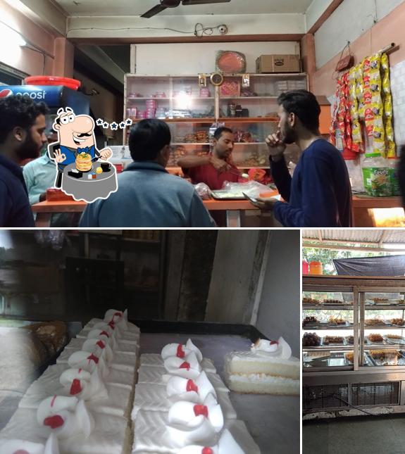 This is the image depicting food and interior at Manjushree Bakery & Sweets