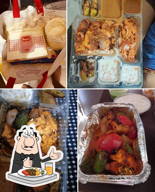 Food at Samrat Bakery
