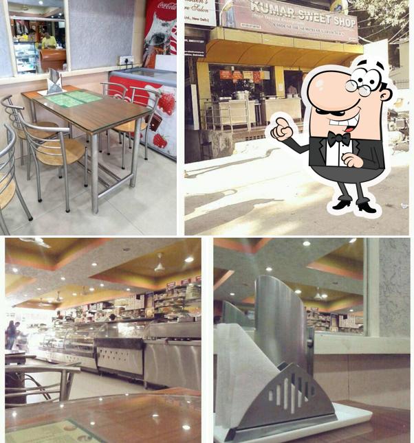 The interior of Kumar Sweet Shop