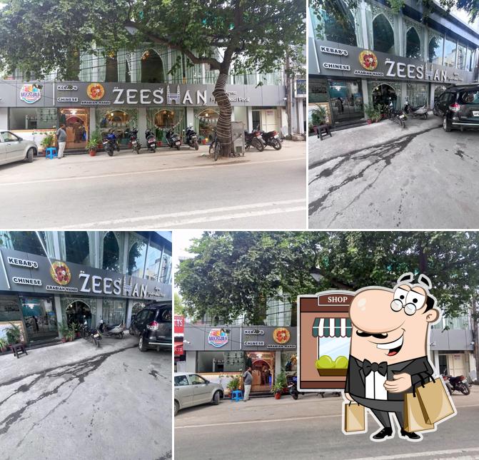 The exterior of Zeeshan Restaurant - Apna Hyderabadi Food