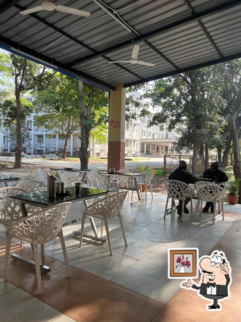 The interior of Shivananda Refreshment
