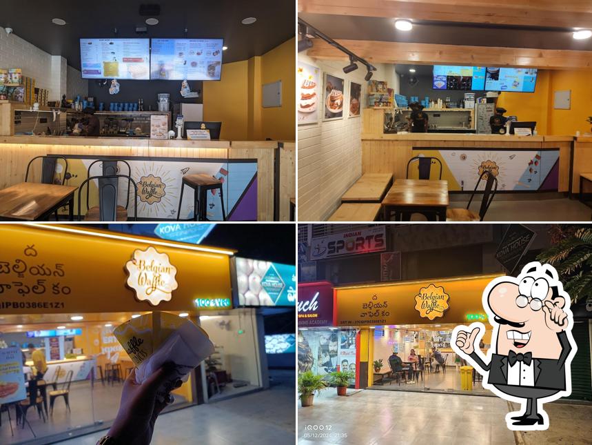 The interior of The Belgian Waffle Co