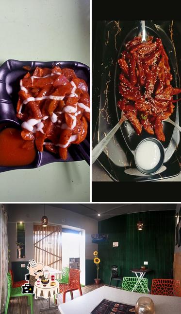 Check out the image depicting food and interior at 2 Baatein (Happy Meetings)