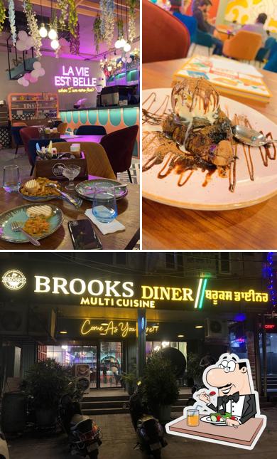 Check out the picture depicting food and exterior at BROOKS CAFÈ & DINER - Veg Restaurant in Batala Birthday Party Non Veg Restaurant Pizza Best Cafe in Batala