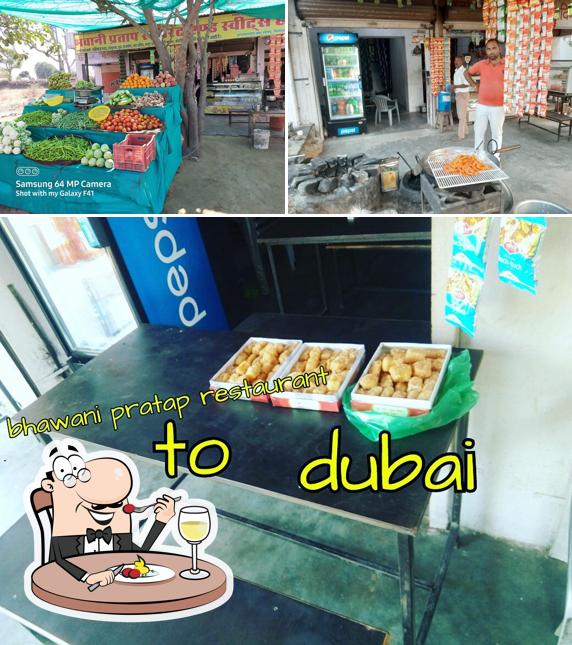 Among different things one can find food and interior at Bhawani Pratap Restaurant & sweets