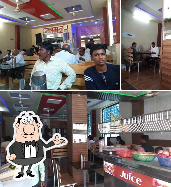 The interior of Hotel Shri Sai