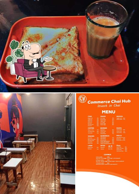The interior of Commerce chai hub