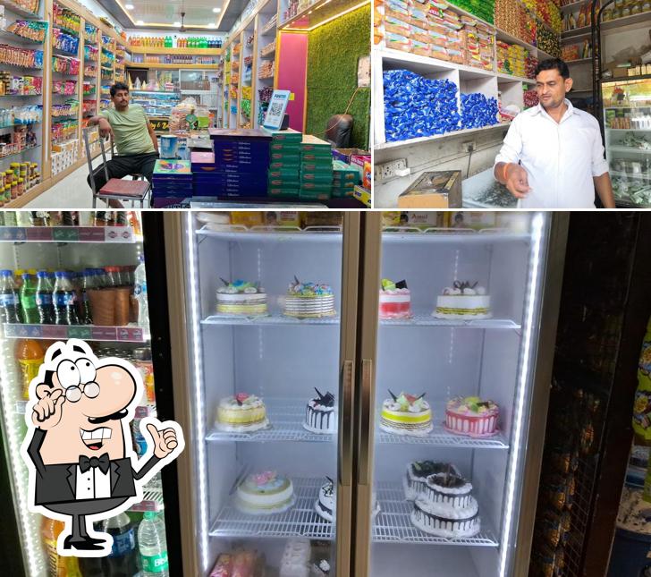 The interior of Rathore Dairy & Icecream Cafe