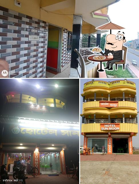 Check out how SUNMOON HOTEL AND RESTAURANT looks outside