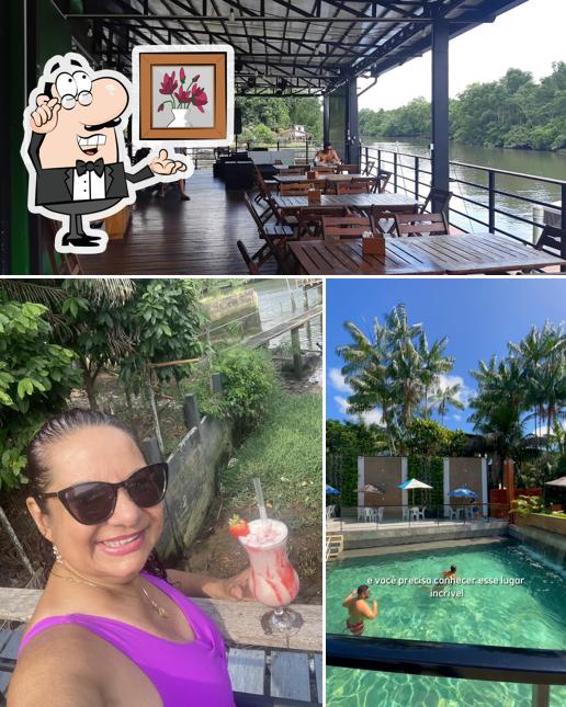 O interior do Gran Marine Clube
