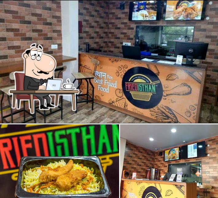 Among various things one can find interior and food at Friedisthan