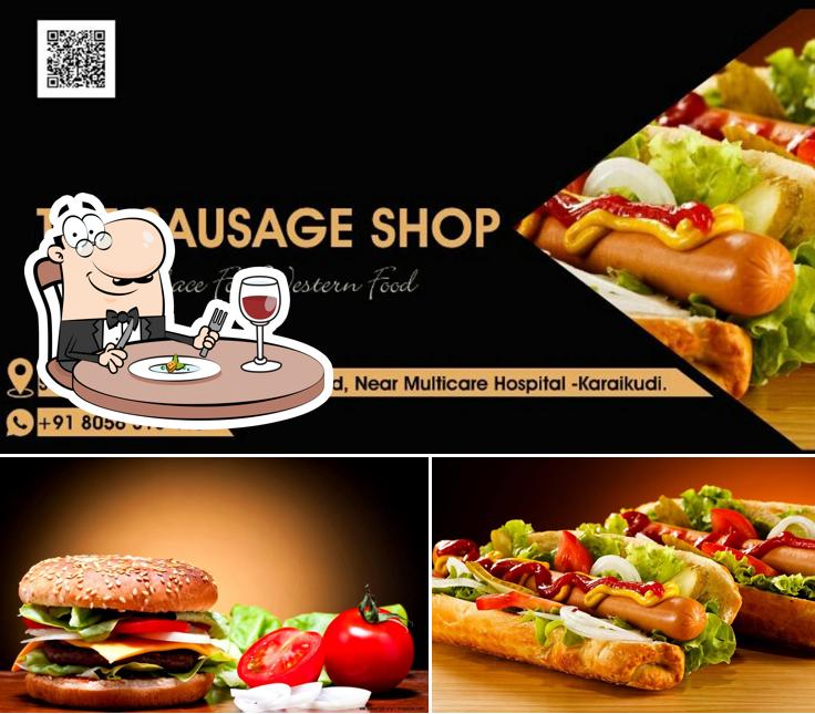 Food at The Sausage Shop