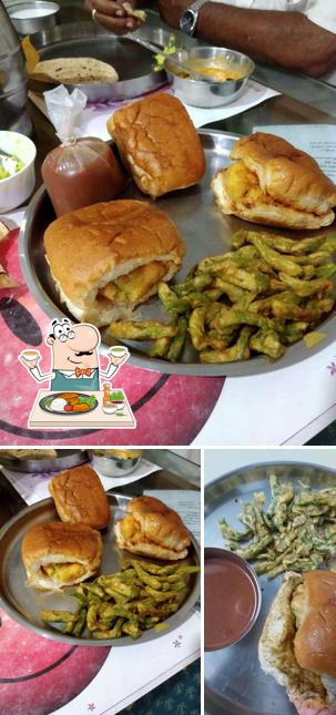 Pulled pork sandwich at Shreeji Jumbo Vadapav