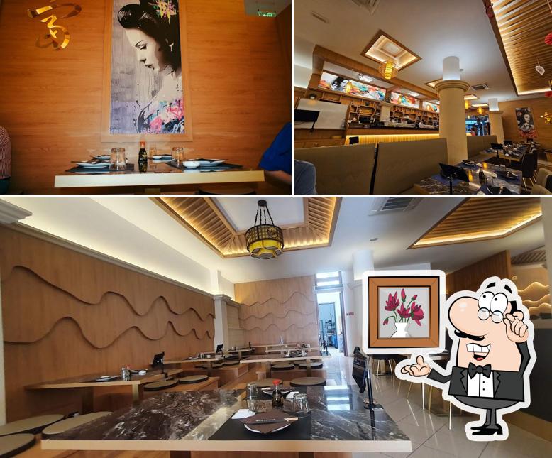 Gli interni di Toyama Fusion Restaurant