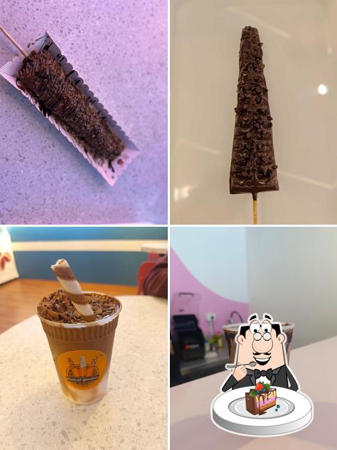 Chocolate cake at Conical Gaufres
