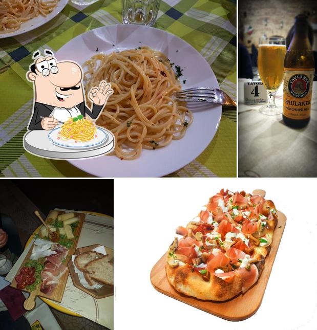 Spaghetti alla carbonara al Officina del Gusto
