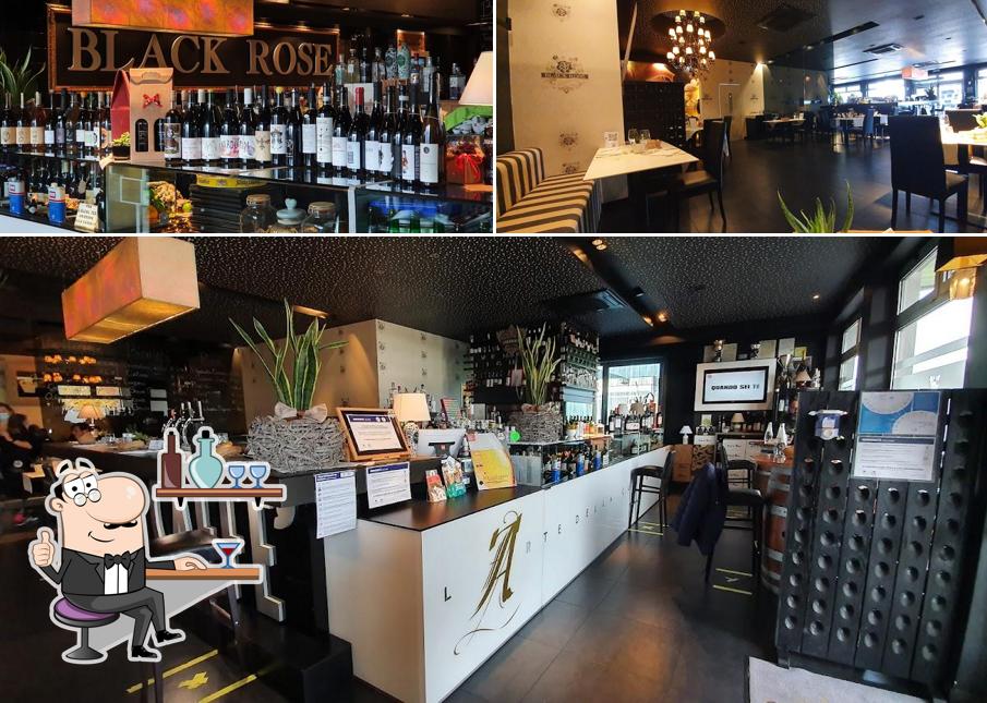 Gli interni di Black Rose