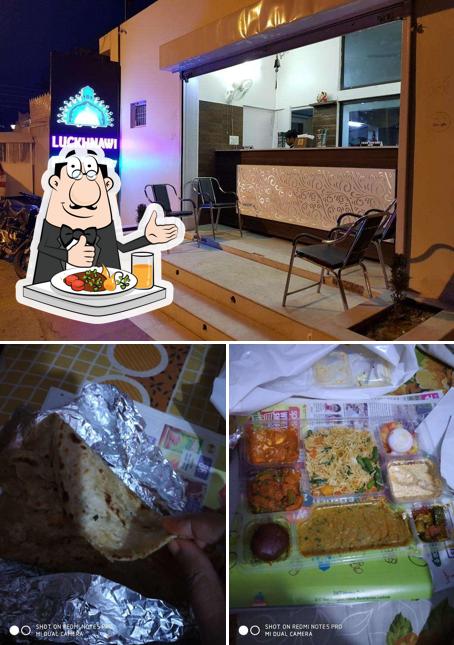 Take a look at the picture depicting food and exterior at Luckhnawi Kitchen