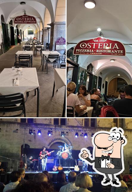 Gli interni di Osteria Pizzeria Da Ivo