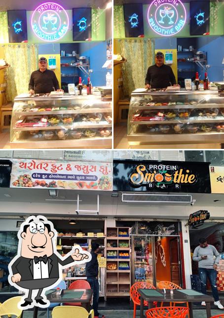 The interior of Protein Smoothie Bar