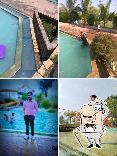 Check out how Woods Water Park Resort looks outside
