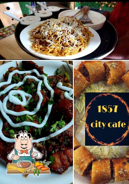 Spaghetti bolognese at 1857 city cafe