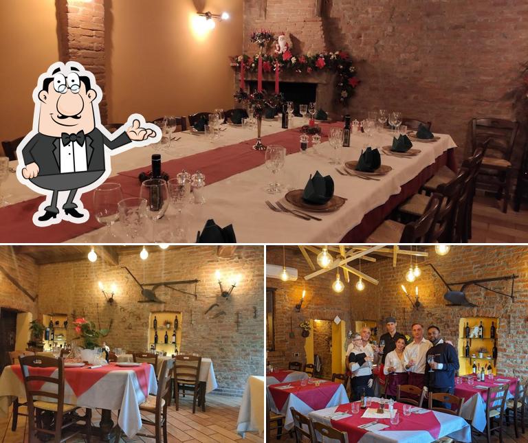 Dai un'occhiata agli interni di Antica Osteria sul Naviglio