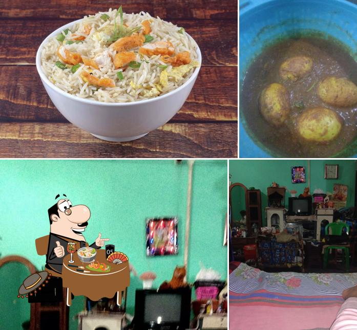 Among different things one can find food and interior at Foody Fast Food: Restaurant