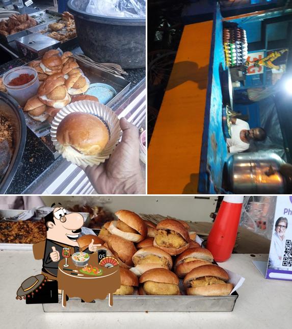 Food at Mahalaxmi vada pav center