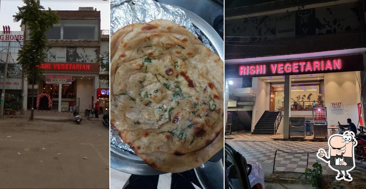 The exterior of RISHI VEGETARIAN DHABA