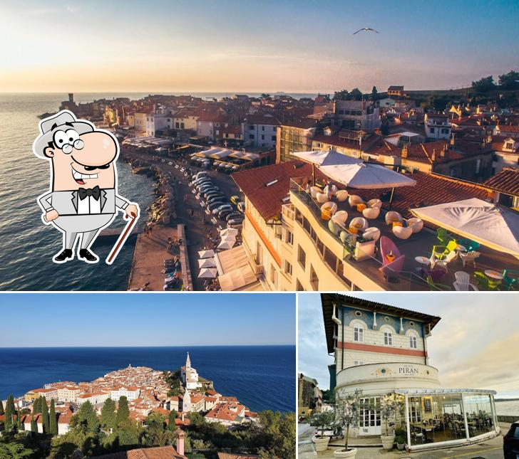 L'area esterna è una caratteristica importante di Hotel Piran