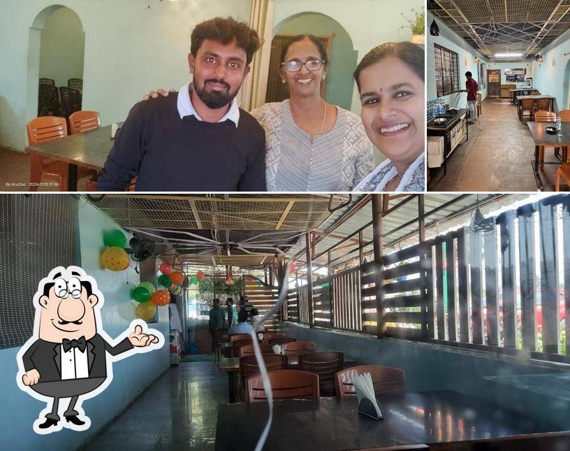 The interior of Highway Delight Restaurant - kanakapura Road