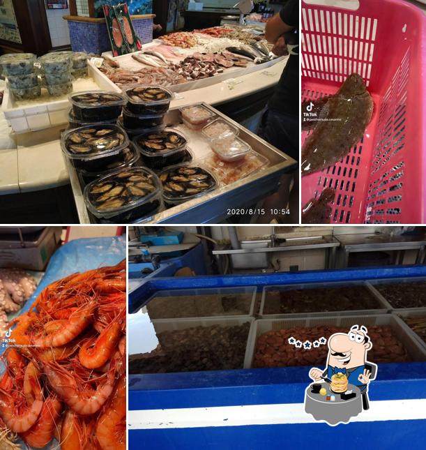 Cibo al Pescheria da Cesarino