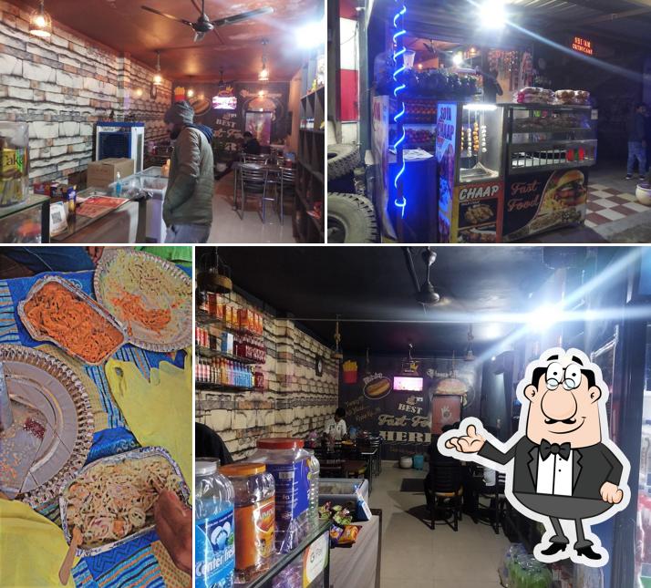 The interior of Guru Nanak fast food nd resturant