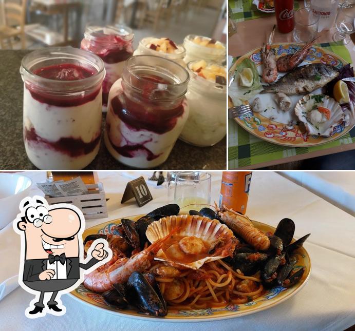 Tra le diverse cose da Ristorante Pizzeria Al Corsaro si possono trovare la interni e cibo