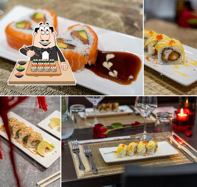 Scegli le varie opzioni di sushi